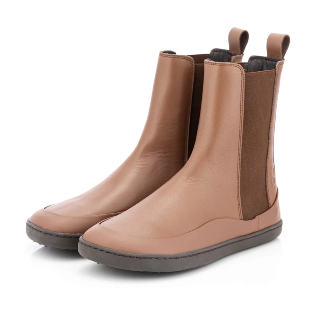 Shapen Victory Boots Barefoot Chelsea Boot Brown EU 38/Women's Size 8 New In Box - Picture 2 of 8